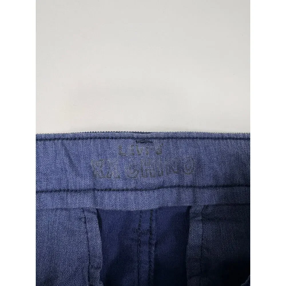 Levi’s XX Chino Standard Taper Corduroy Pants 30x32 Zodiac Blue Stretch Casual